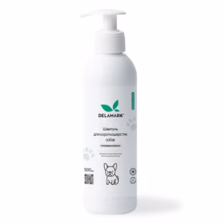 Шампунь для животных DeLaMark Для короткошерстих собак 500 мл (4820152333926)