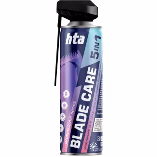 Засіб для догляду за перукарською технікою HTA Blade Care 5 in 1 Охолоджуючий та дезинфікуючий Для електробритв та машинок для стрижки 500 мл (4820159543427)