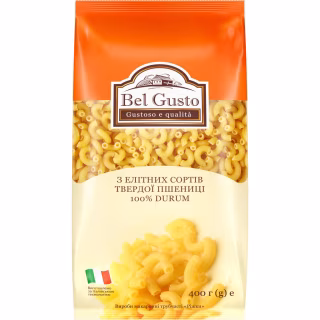 Макароны Bel Gusto Рожки 400 г (4820159849680)