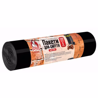 Пакеты для мусора Помічниця Для строительного мусора 100 л 5 шт. (4820164966136)