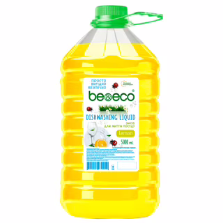 Средство для ручного мытья посуды Be&Eco Лимон 5 л (4820168433412)