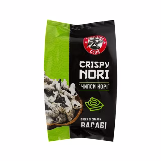 Чипсы Hokkaido Club нори со вкусом васаби 25 г (4820172442981)