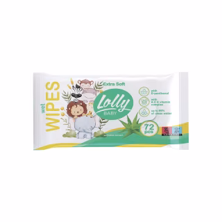 Детские влажные салфетки Lolly Extra Soft 72 шт (4820174981211)