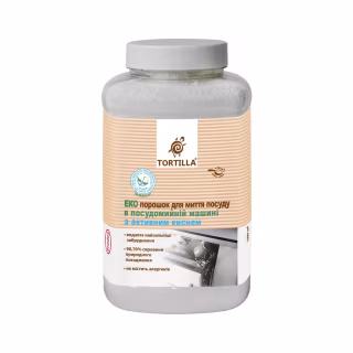 Порошок для миття посуду в посудомийці Tortilla Еко 1 кг (4820178061032)