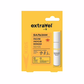 Средство после укусов насекомых Extravel Kids Бальзам роликовый 7 мл (4820184442337)