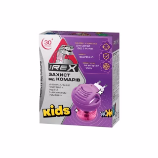 Фумигатор iRex Kids Прибор и жидкость от комаров 30 ночей (4820184442467)