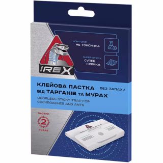 Пастка для тарганів iRex Клейова від тарганів та мурах 2 шт. (4820184442672)