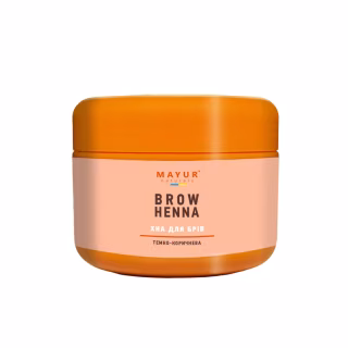 Хна Mayur для брів Темно-коричнева 10 г (4820189560425)