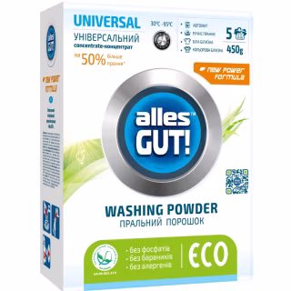 Стиральный порошок Alles GUT! Eco Универсальный 450 г (4820189880141)