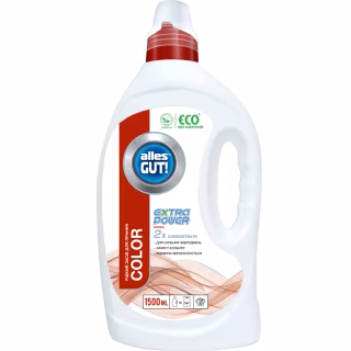 Гель для прання Alles GUT! Eco Color Extra Power 1.5 л (4820189880455)