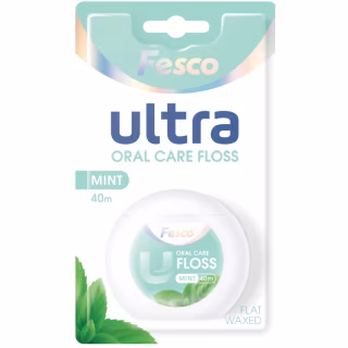 Зубна нитка Fesco Ultra Oral Care Floss Mint 40 м (4820204702427)