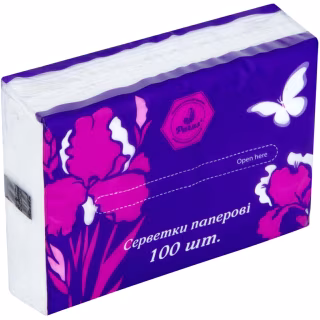 Серветки косметичні Parus 2 шари 100 шт. (4820205440472)
