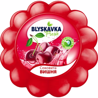 Освіжувач повітря Blyskavka Fresh Гелевий Соковита вишня 150 мл (4820214190627)