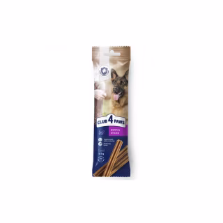Ласощі для собак Club 4 Paws Premium дентал стікс для великих порід 117 г (4820215363235)