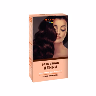 Хна Mayur темно-коричневая 25 г (4820230950298)