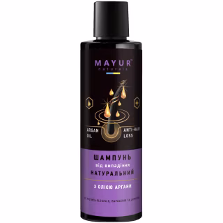 Шампунь Mayur Натуральный от выпадения с маслом арганы 200 мл (4820230952711)