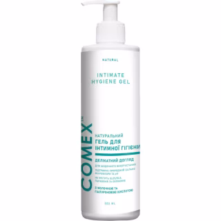 Гель для интимной гигиены Comex Натуральный с молочной и гиалуроновой кислотой 500 мл (4820230954098)