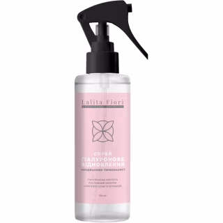 Спрей для волосся Lalita Fiori Кондиціонер-термозахист Гіалуронове відновлення З кератином, комплексом олій і вітамінів 100 мл (4820230954593)