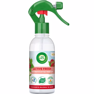 Освежитель воздуха Air Wick Active Fresh Освежающая малина и лайм 237 мл (4820232970881)