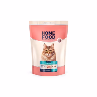 Сухий корм для кішок Home Food For sterilised з кроликом та журавлиною 1.6 кг (4820235020026)