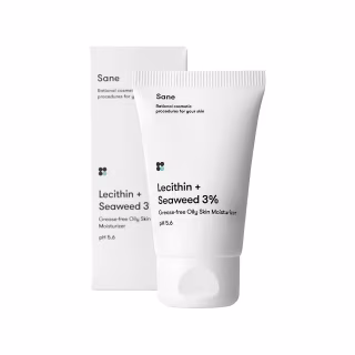 Крем для обличчя Sane З лецитином + морські водорості 3% Для жирної шкіри 40 мл (4820266830090)