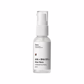 Пилинг для лица Sane С экстрактом алоэ + AHA + BHA 10% 30 мл (4820266830441)