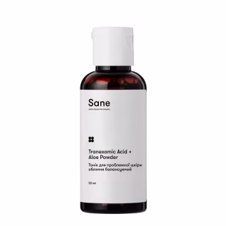 Тоник для лица Sane Tranexamic Acid + Aloe Powder Daily Balancing Toner Ph 4.0 Баллансирующий 50 мл (4820266831738)