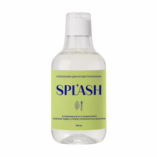 Ополіскувач для порожнини рота Splash Mint And Lemongrass Зі смаком м'яти та лемонграсу 300 мл (4820266832247)
