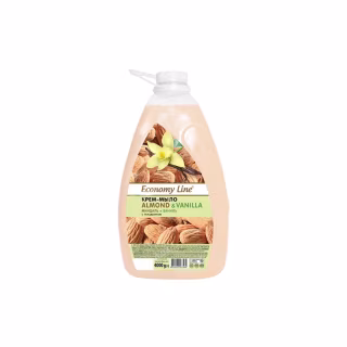 Рідке мило Sama Economy Line Мигдаль і ваніль з гліцерином 4 кг (4820270630570)