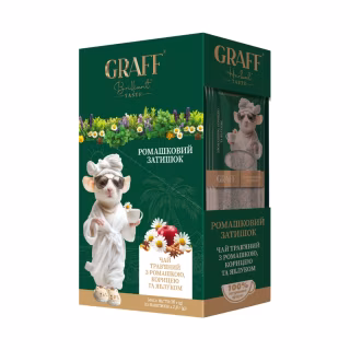 Чай Graff Ромашковый Уют Chamomile Cosy 15х2 г (4820279612133)