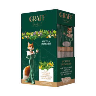 Чай Graff Мятная Гармония Mint Harmony 15х2 г (4820279612164)