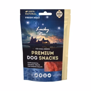 Лакомство для собак Lucky Star вяленое мясо утки с кроличьим ухом 65 г (4820281500749)