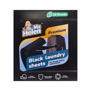 Серветки для прання Ms Helen Для оновлення чорного кольору 10 шт. (4820281850158)
