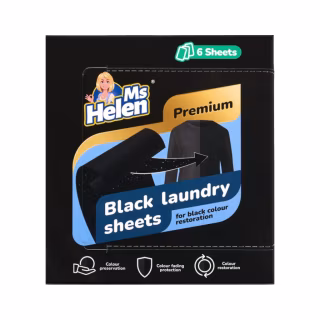 Серветки для прання Ms Helen Для оновлення чорного кольору 6 шт. (4820281850172)