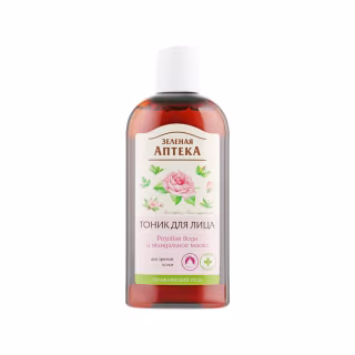 Тоник для лица Green Pharmacy Розовая вода и миндальное масло 200 мл (4823015929694)