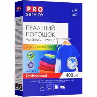 Пральний порошок PRO service Professional Для кольорових речей 400 г (4823071664188)