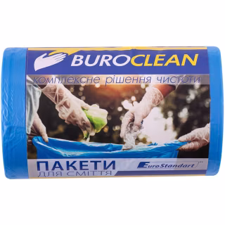 Пакеты для мусора Buroclean EuroStandart синие 35 л 100 шт. (4823078977854)
