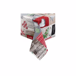 Скатерть Прованс Merry Christmas 180x132 см (4823093451421)