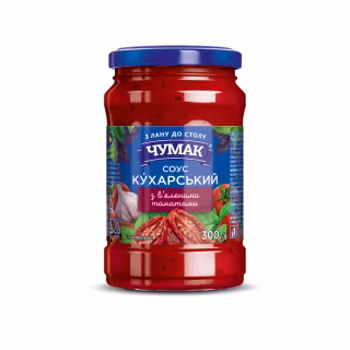 Соус Чумак Поварский с вялеными томатами 300 г с/б (4823096008943)