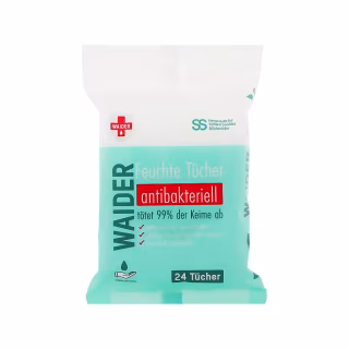 Вологі серветки Waider Антибактеріальні 24 шт. (4823098410911)