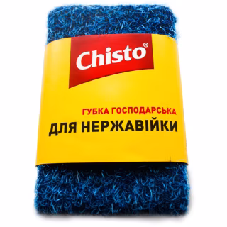 Губки кухонні Chisto для нержавійки 1 шт. (4823098413790)