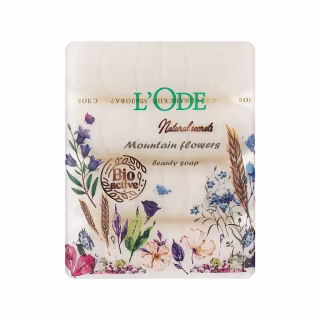 Тверде мило L'Ode Гірські квіти 4 х 60 г (4823107605321)
