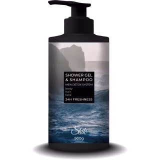 Гель для душу Shik Men Detox System Shower Gel & Shampoo 900 г (4823107609060)