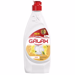 Засіб для ручного миття посуду Galax Лимон 480 г (4823128000587)
