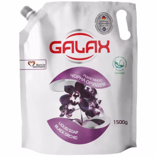 Рідке мило Galax Чорна орхідея Дой-пак 1500 г (4823128000860)