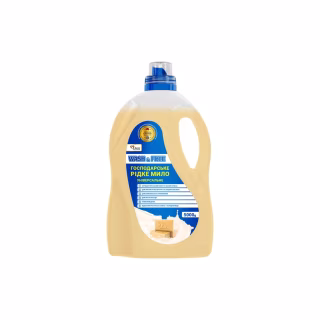 Гель для прання Wash&Free Універсальне господарське рідке мило 5 кг (4823128001768)