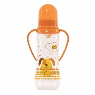 Бутылочка для кормления Baby Team С латексной соской 250 мл (4824428013116)