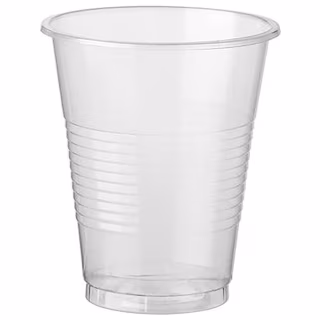 Стакани одноразові Romus пластикові прозорі 180 мл 100 шт. (4876)