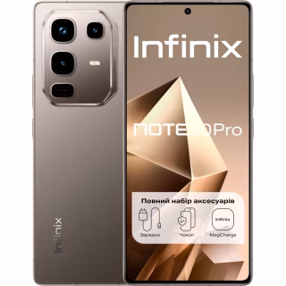 Мобільний телефон Infinix Note 50 Pro 12/256Gb Titanium Grey (4894947068324)