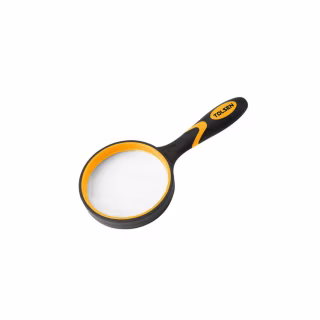 Лупа Tolsen 4Х, линза 75 мм, Эрго ручка (50011)